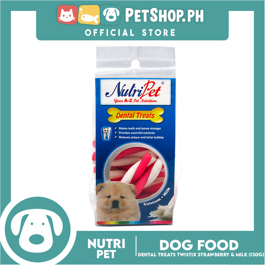 NutriPet Twistix Strawberry & Milk-(528) 130g