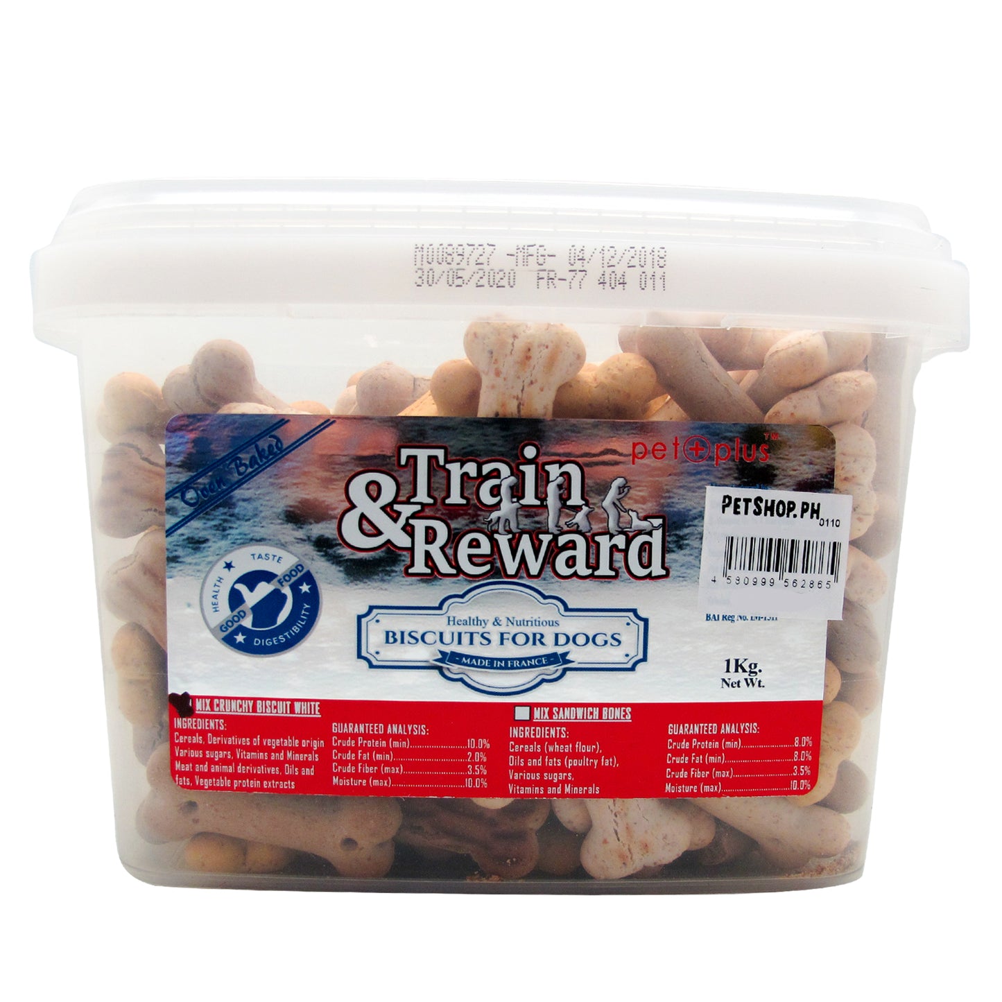 Pet+PlusTrain & Reward Mix Crunchy Biscuit 1kg