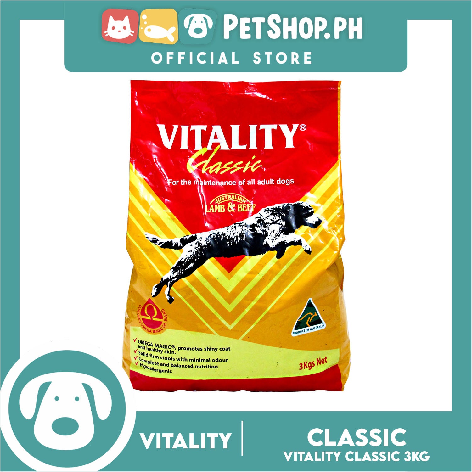 Vitality dog hot sale food price