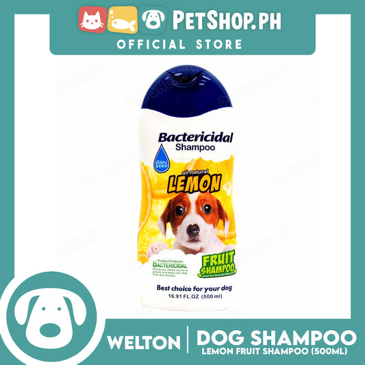 Welton All Natural Lemon Fruit Shampoo 500ml Dog Grooming, Dog Shampoo