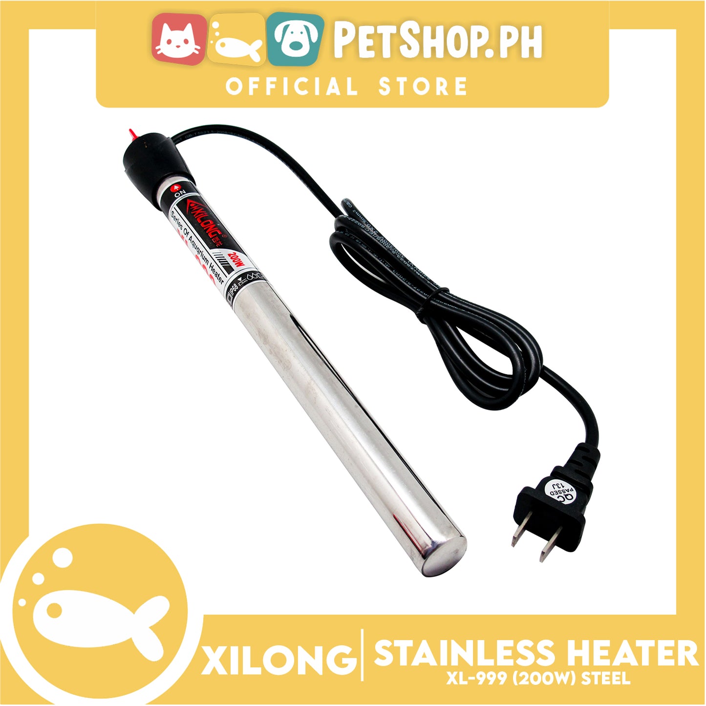 XL-999 Stainless Heater 200w