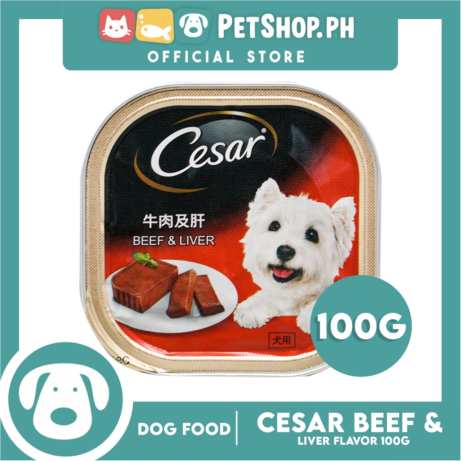 Cesar beef and liver sale