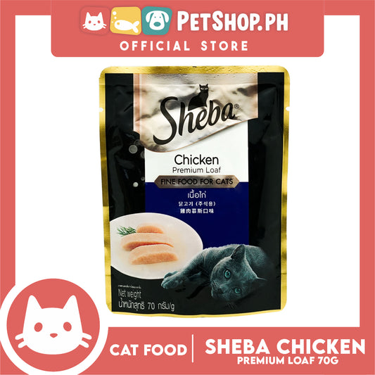 Sheba Kitten Chicken Premium Loaf 70g Fine Food for Kitten