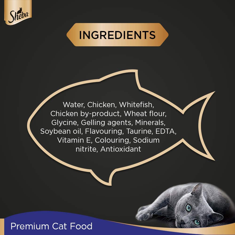 Sheba Kitten Chicken Premium Loaf 70g Fine Food for Kitten