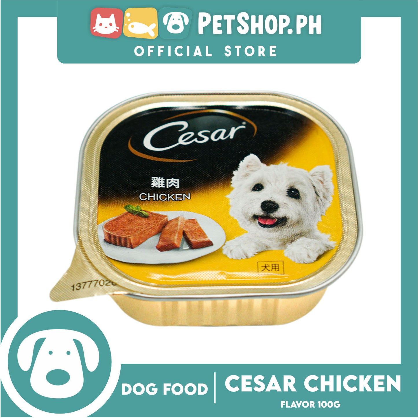 Cesar Chicken 100g Dog Wet Food