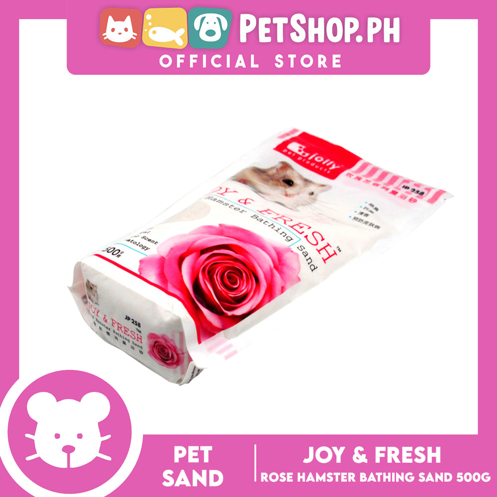 Jolly Pet Joy And Fresh Hamster Bathing Sand 500g (Rose)