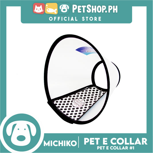 Michiko Pet E. Collar #1 Anti-Lick Anti-Bite Protection Cover Neck Cone For Cats And Dogs