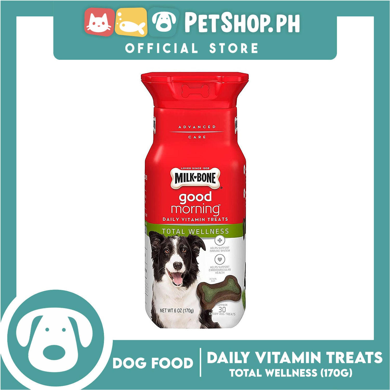 Milk-Bone Good Morning Total Wellness Daily Vitamin Treats for