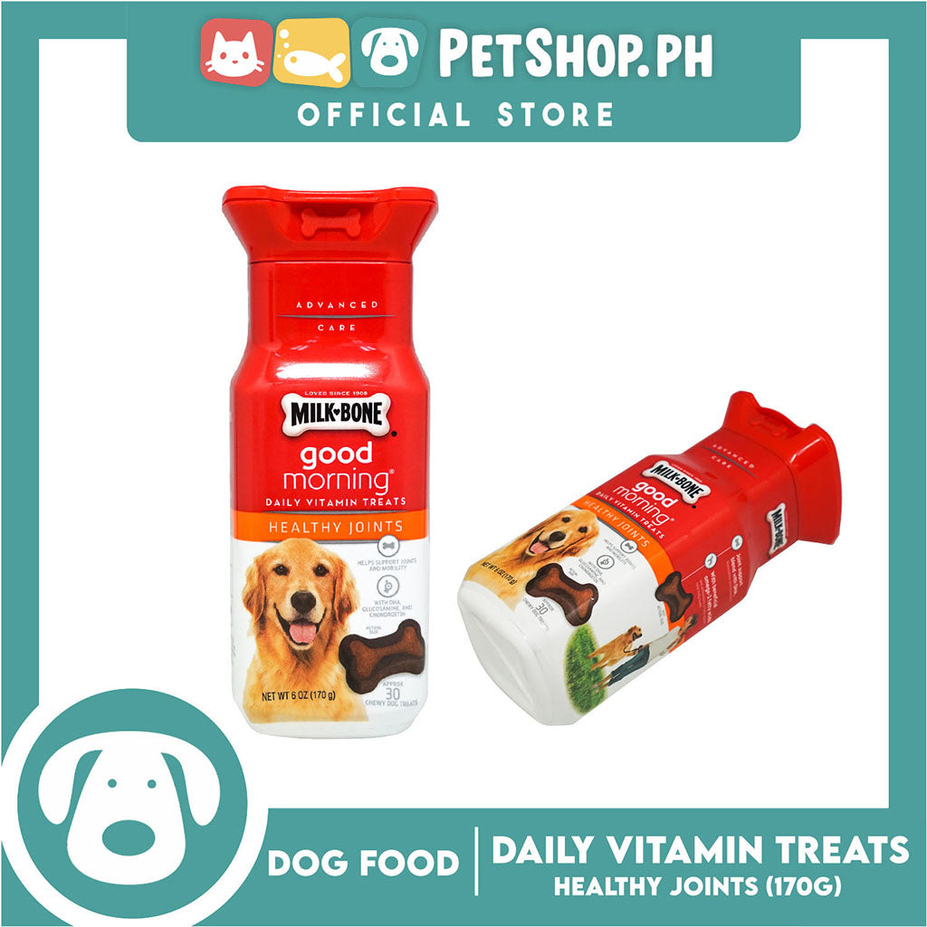 Milk-Bone Good Morning Healthy Joints Daily Vitamin Treats for Dogs 170g