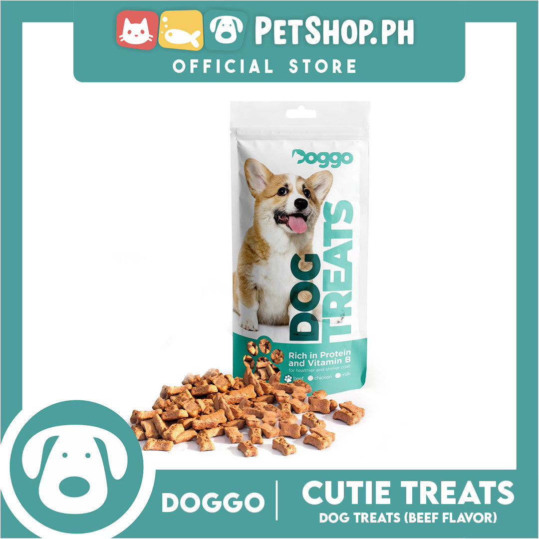 Doggo Dog Cutie Treats 150 grams, 50 pcs. (Beef Flavor)