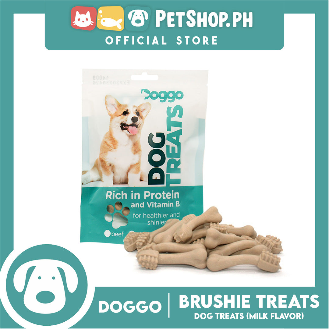 Doggo Dog Brushie Treats 80 grams, 10 pcs. (Milk Flavor)