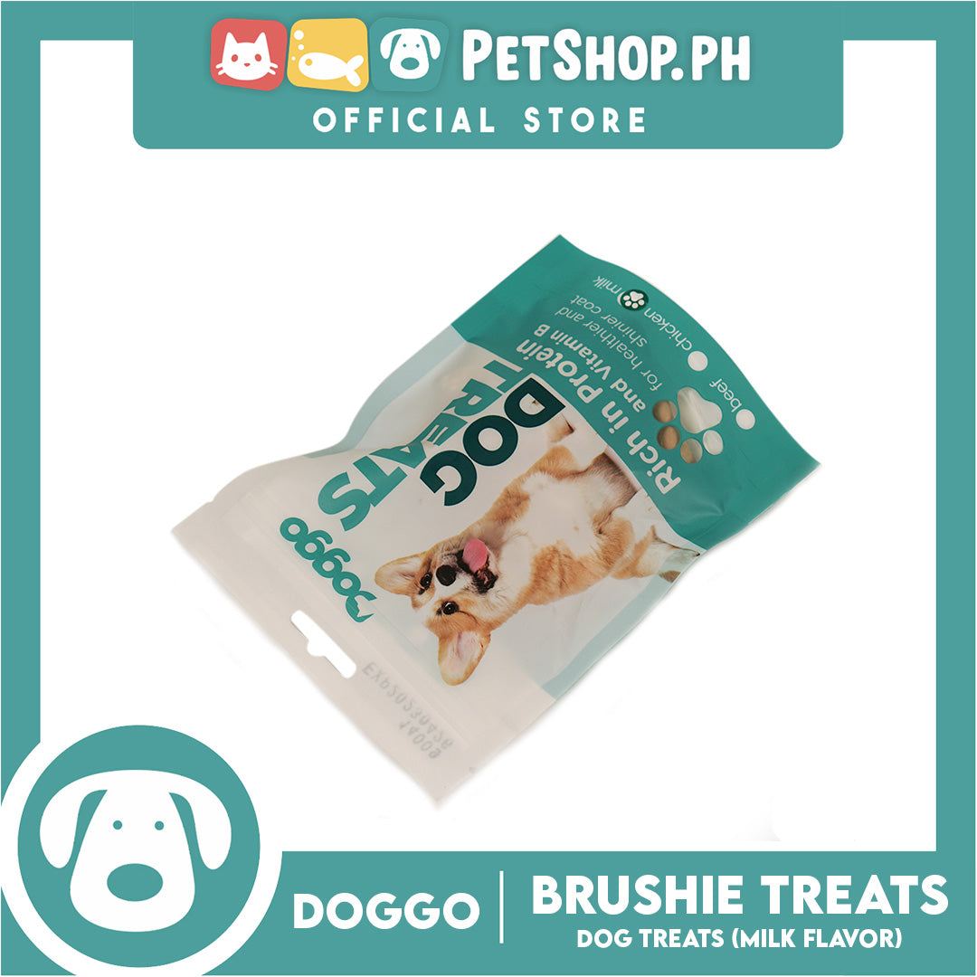 Doggo Dog Brushie Treats 80 grams, 10 pcs. (Milk Flavor)