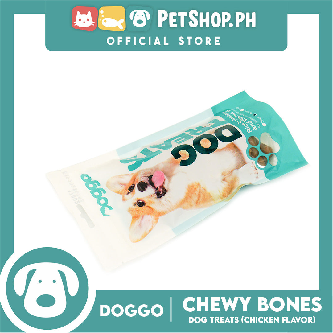 Doggo Dog Treats Chewy Bones 160 grams, 20 pcs. (Chicken Flavor)