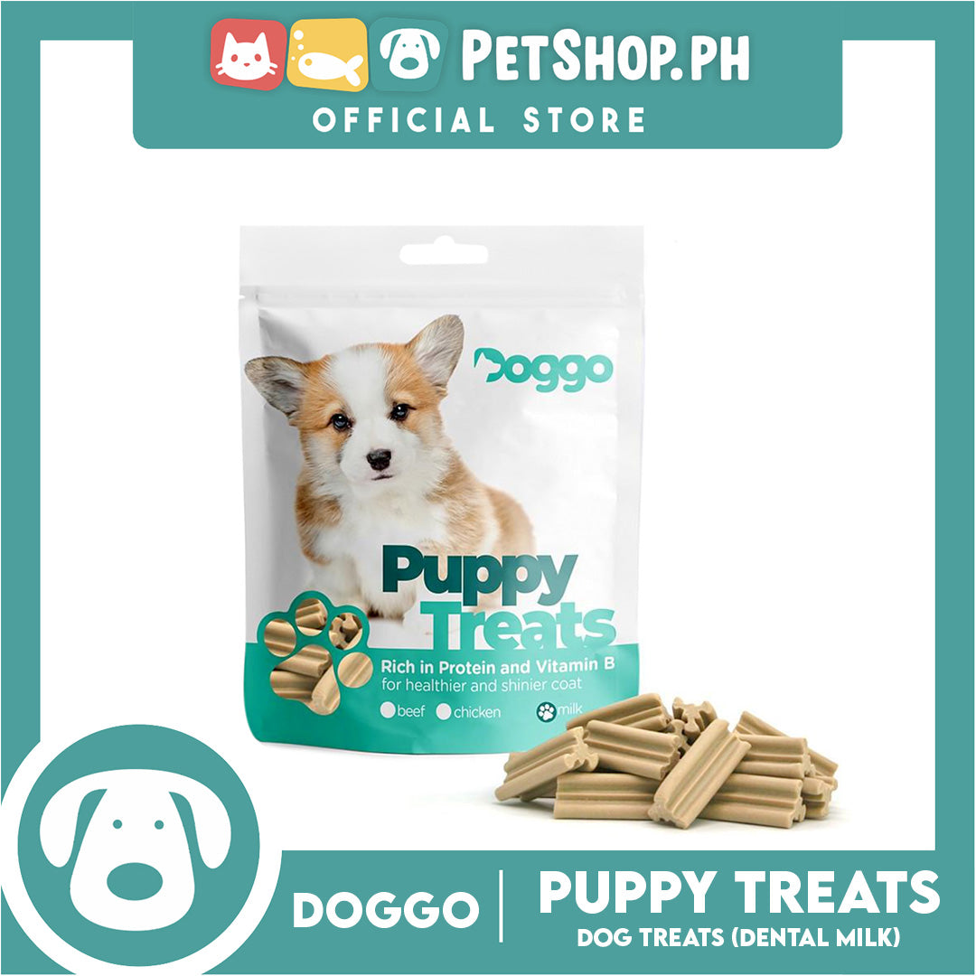 Doggo Dog Puppy Treats Mini Dental Sticks (Milk) 82 grams
