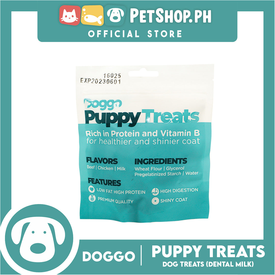 Doggo Dog Puppy Treats Mini Dental Sticks (Milk) 82 grams