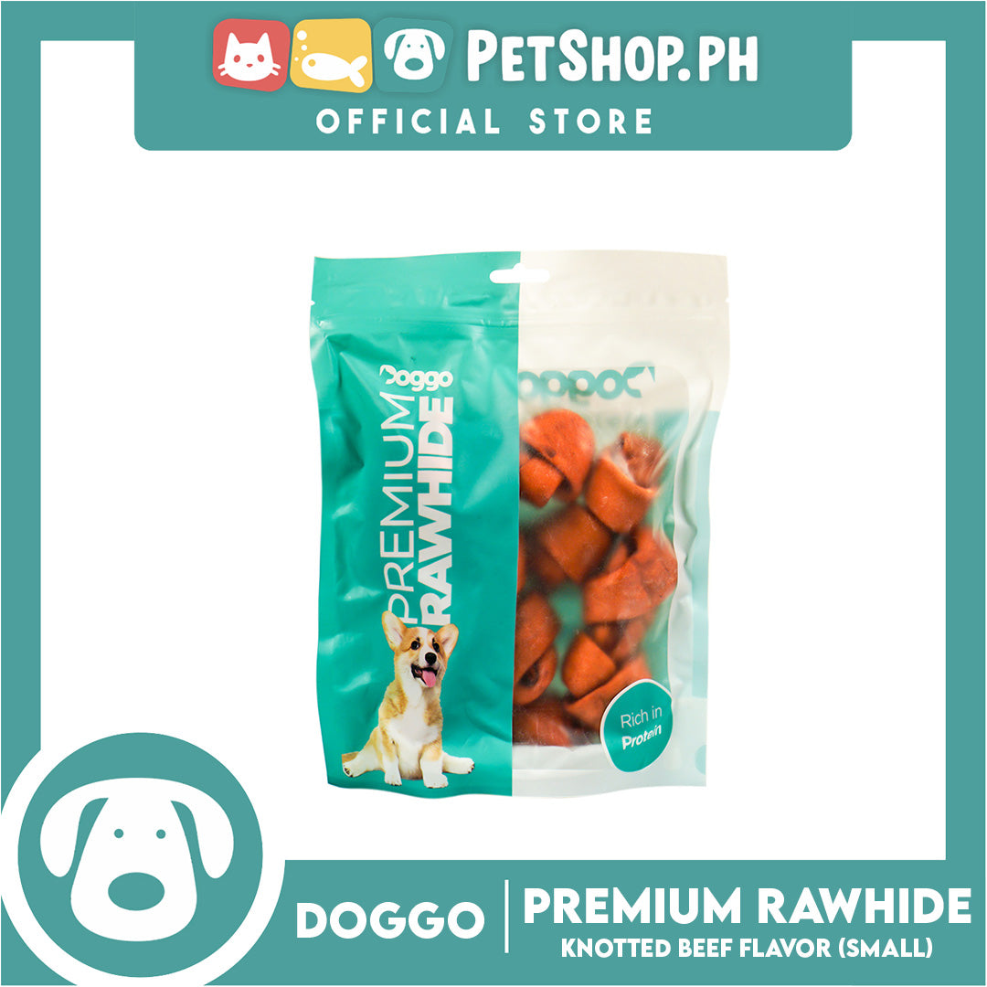 Doggo Premium Rawhide Knotted Beef Flavor (Small)