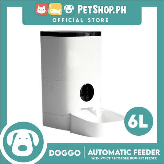Doggo Automatic Pet Feeder 6L (White)