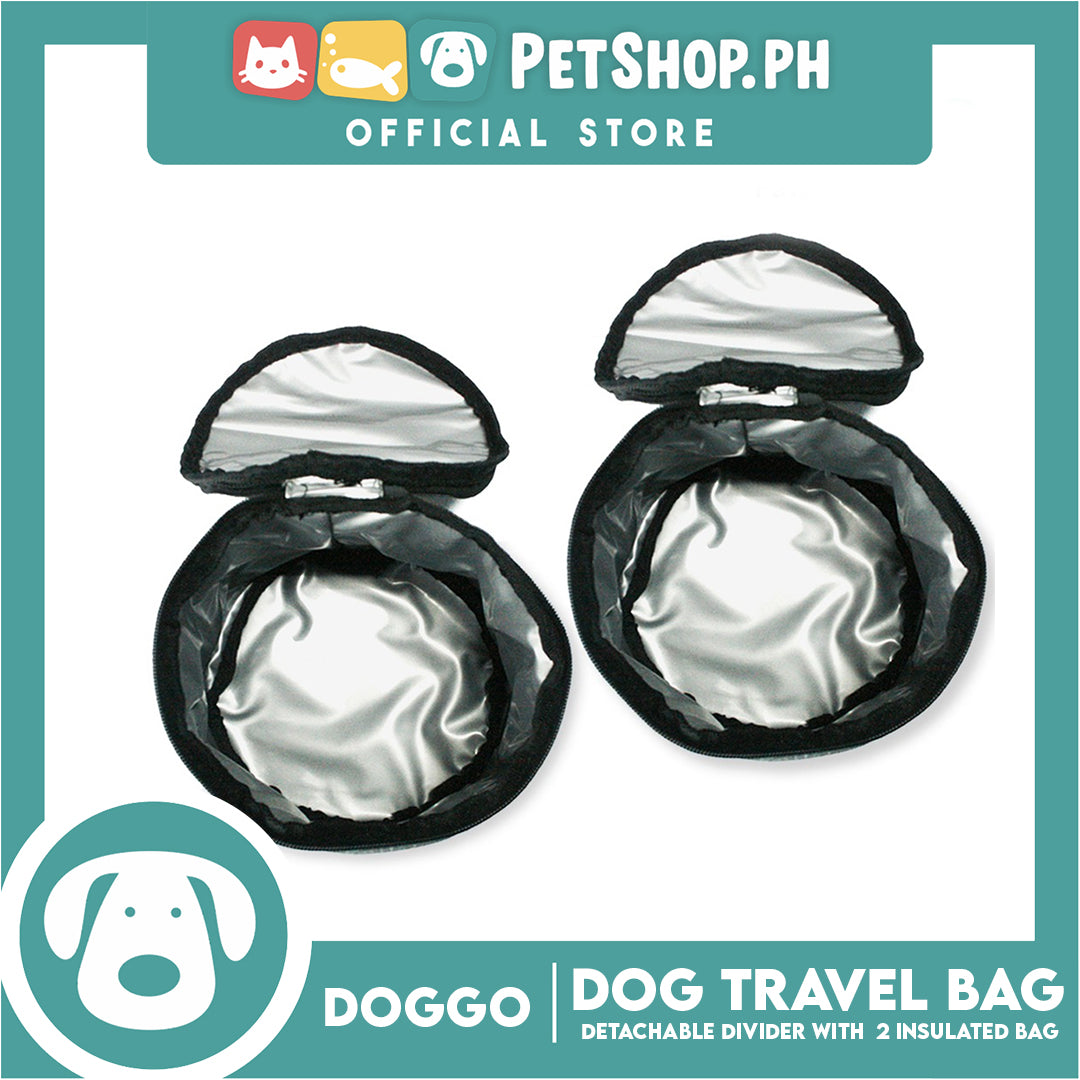 Doggo Bag With Strap Included With 7 compartments And 2 Insulated Bags Detachable Divider