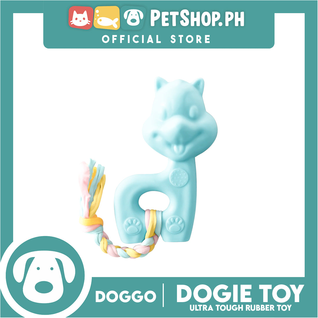 Doggo Doggie (Blue) Ultra Tough Rubber Pet Toy