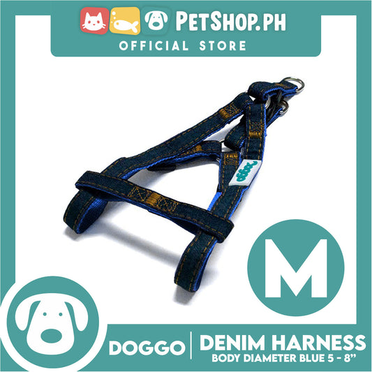 Doggo Denim Harness Medium Size (Blue) Harness for Dog