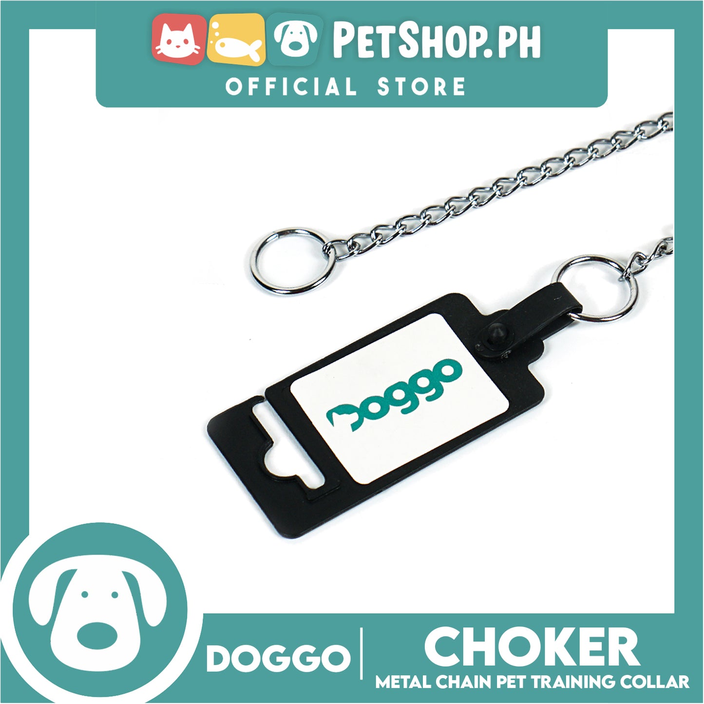 Doggo Choker (Large) Stainless Steel Metal Choker for Your Dog