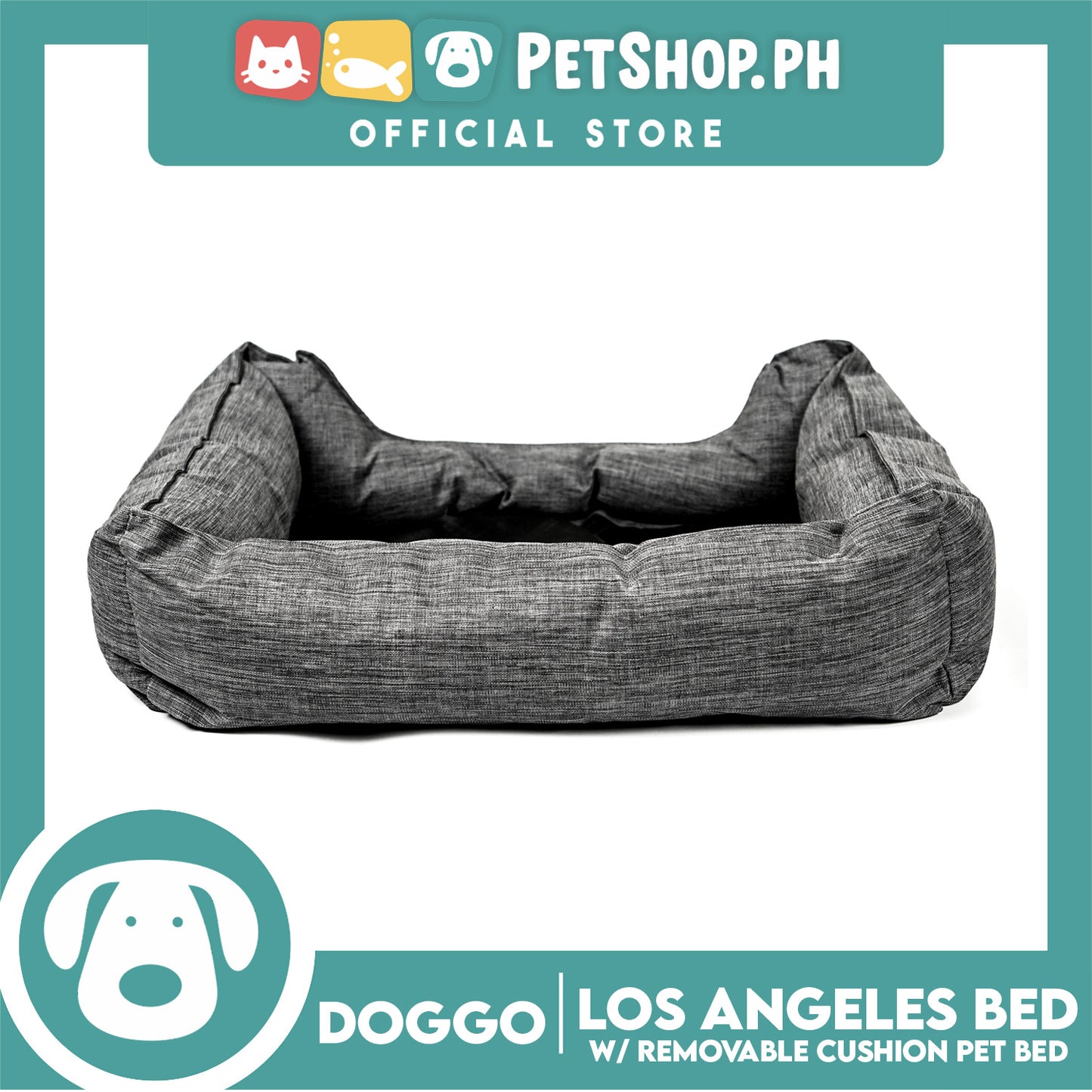 Doggo Los Angeles Bed (Large) Comfortable Pet Bed