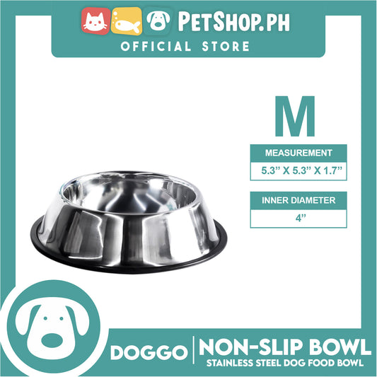 Doggo Non-Slip Bowl (Medium) Durable Stainless Pet Feeding Bowl