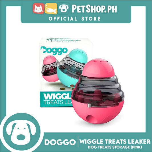 Doggo Dog Wiggle Treats Leaker (Pink) Storage Treats for Dog