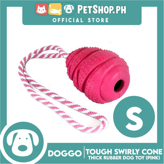 Doggo Tough Swirly Cone Design Blue (Small)