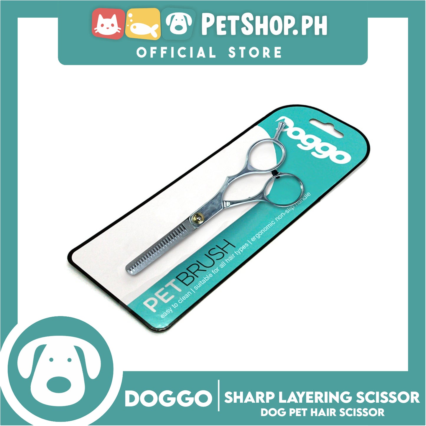 Doggo Dog Pet Layering Hair Scissor Dog Hair Grooming Tools