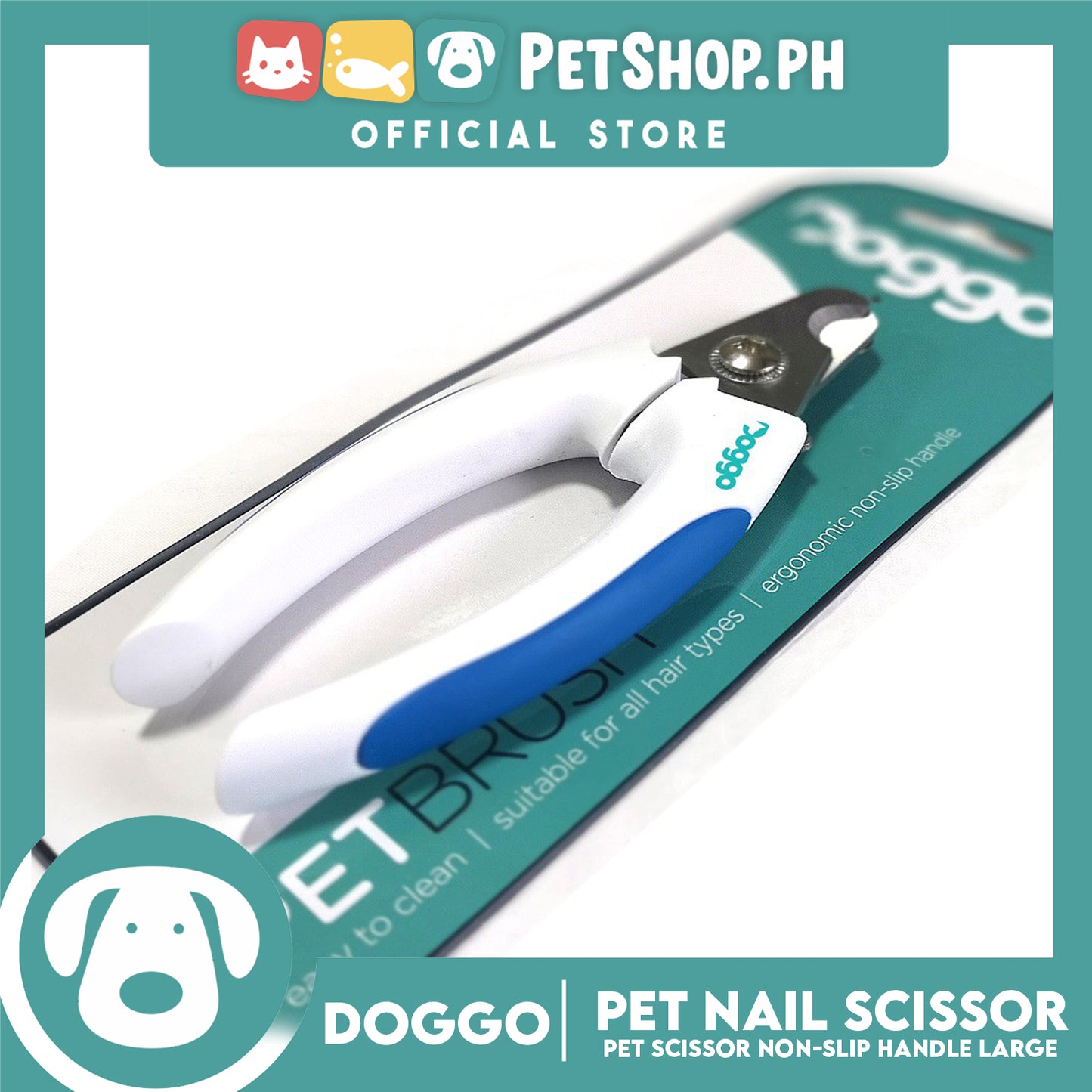 Doggo Dog Nail Scissor Non-Slip Handle (Small)