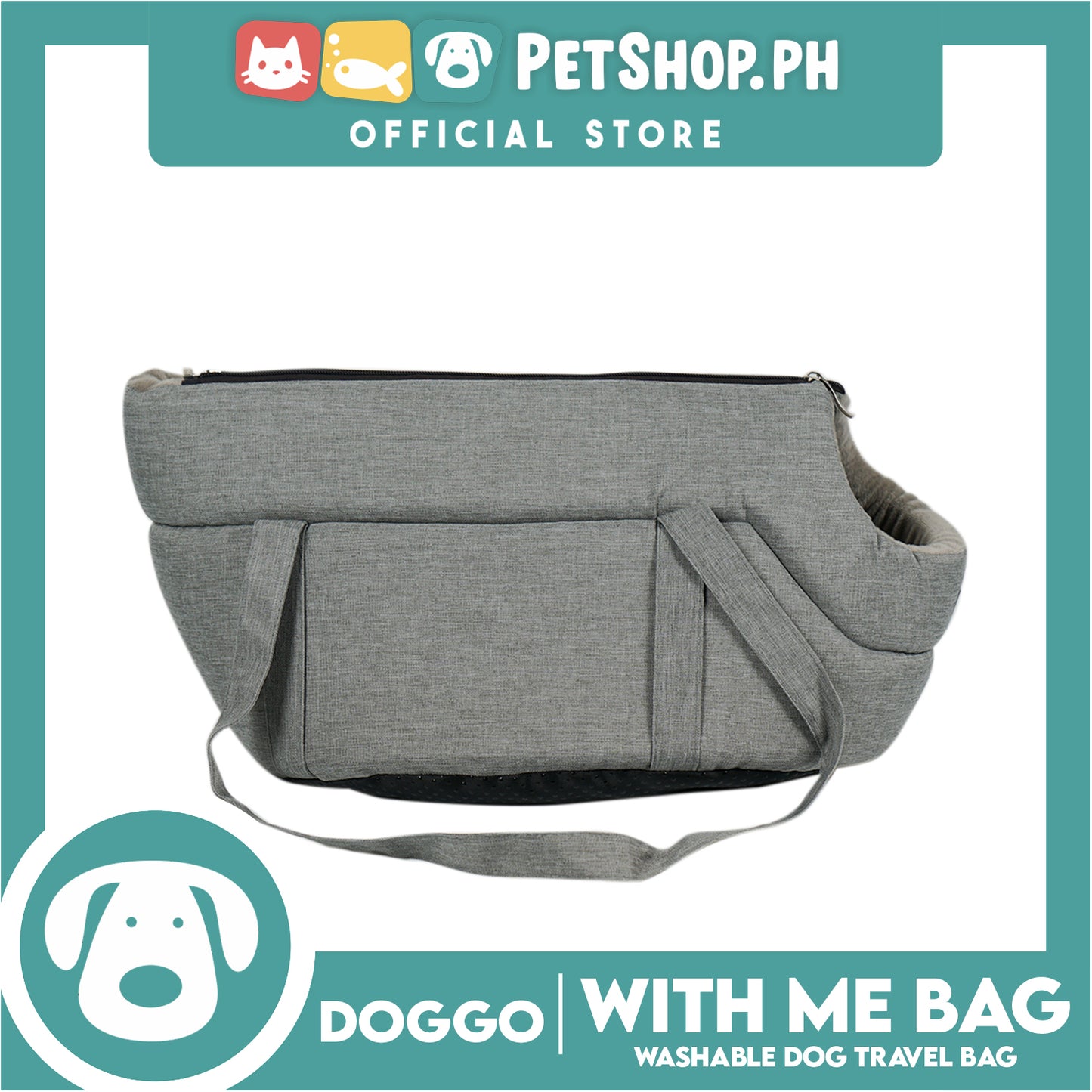Doggo with me Bag Breathable Head-Out Dog Travel Carrier Bag (Large)