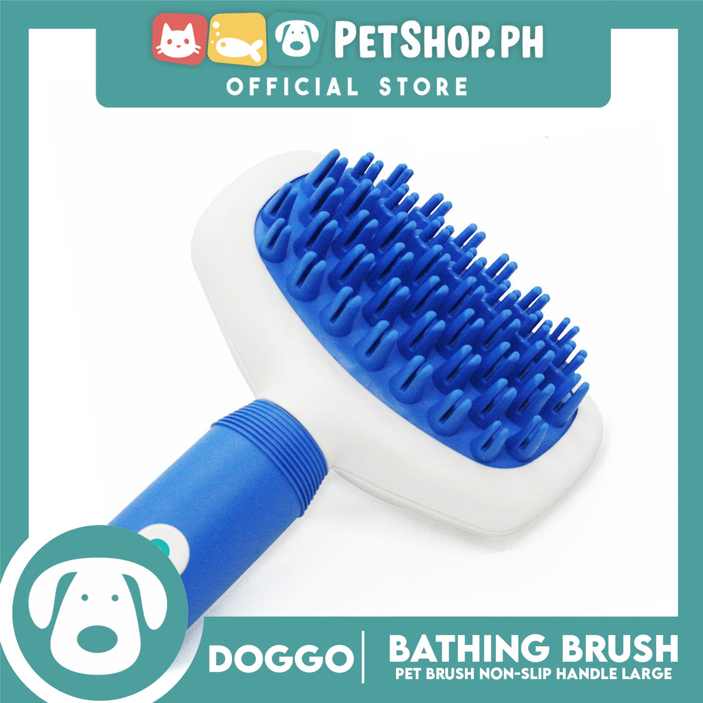 Doggo Bathing Brush Pet Shampoo Brush (Large) for Your Dog