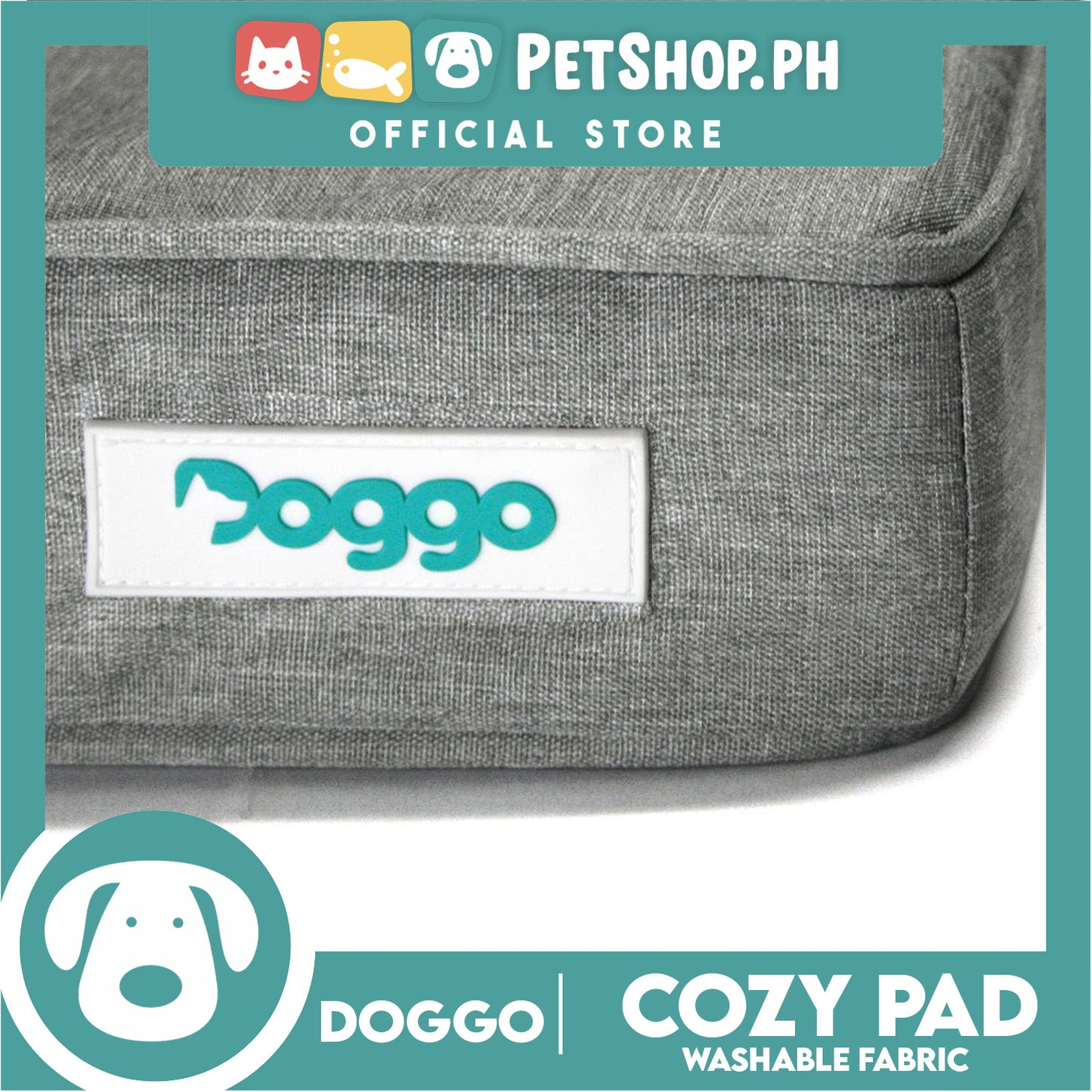 Doggo Dog Bed Cozy Pad (Medium) Orthopedic Dog Beds & Calming Dog Beds