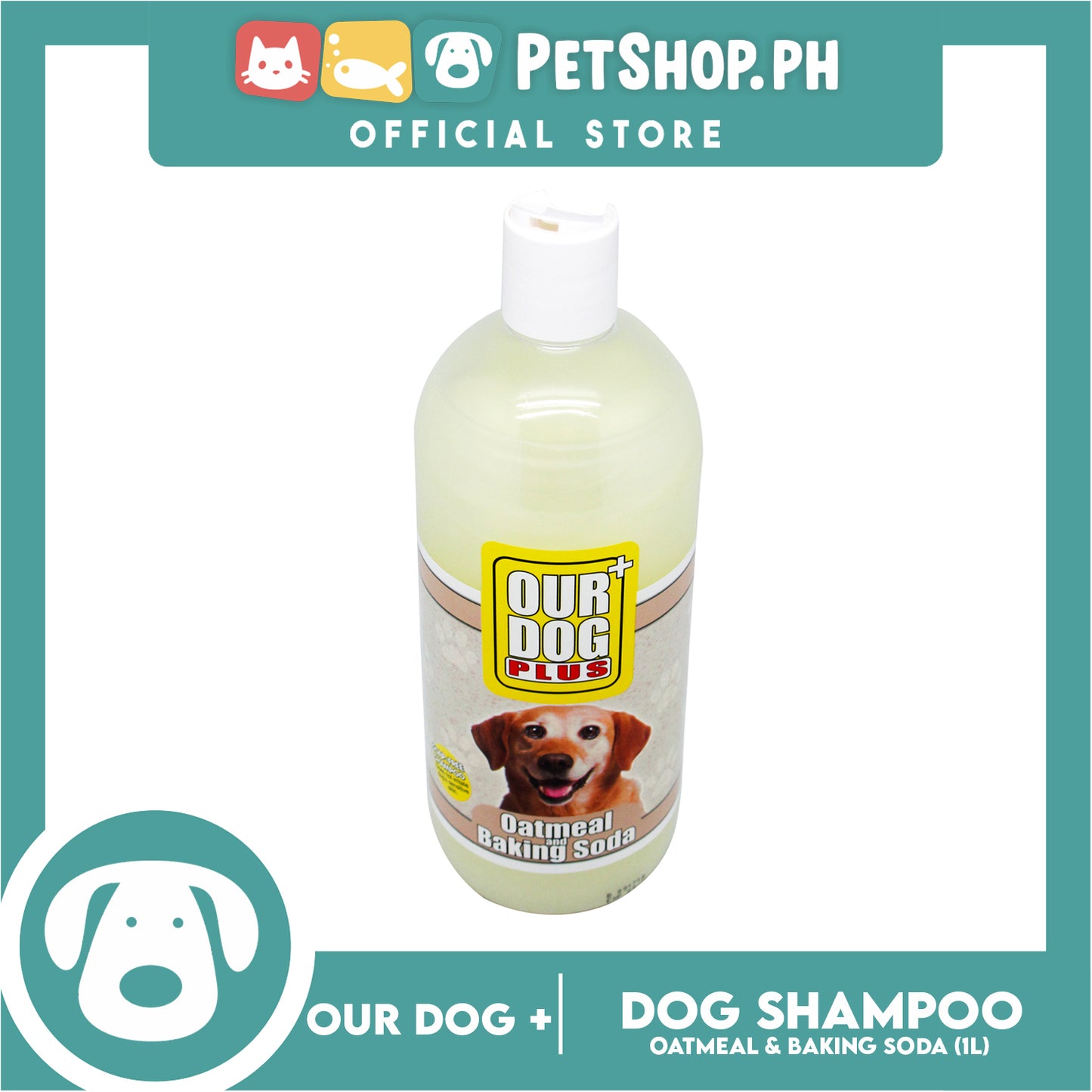 Our Dog Plus Oatmeal and Baking Soda Shampoo 1L