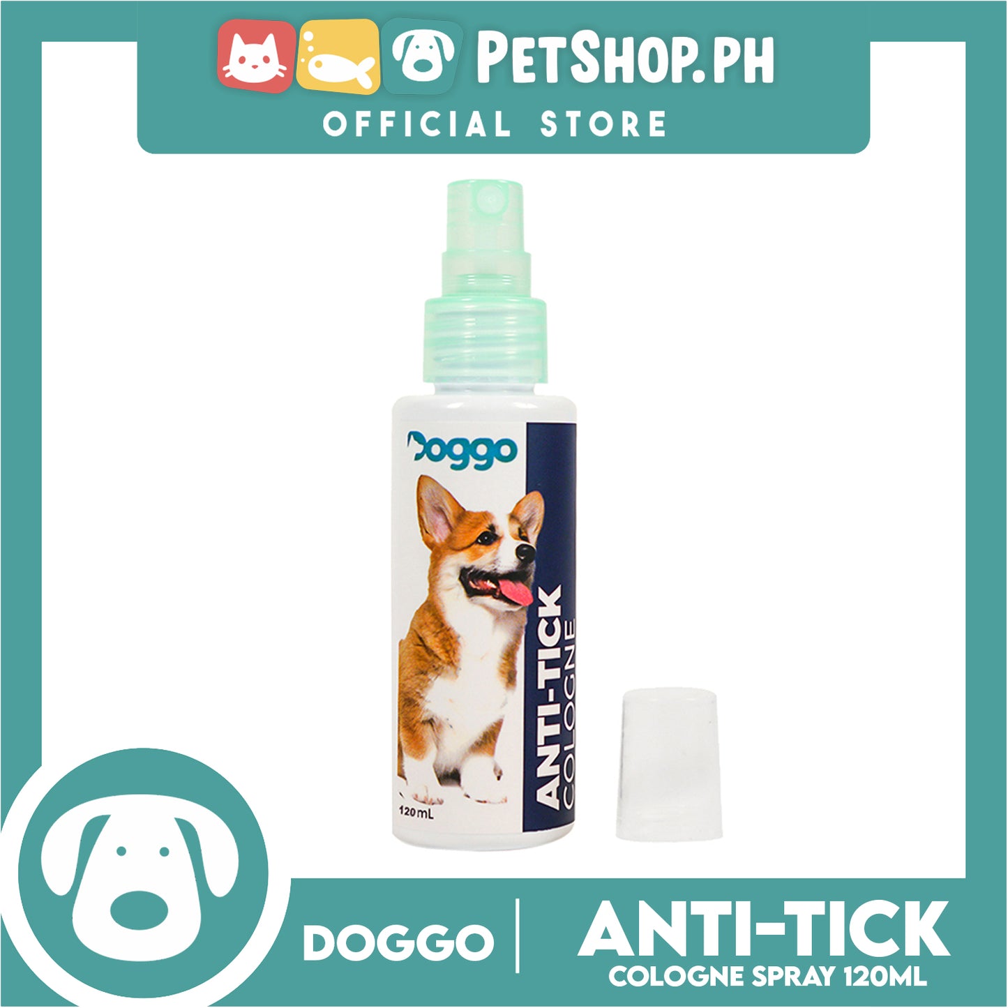 Doggo Anti-Tick Cologne Long Lasting Scent 120ml