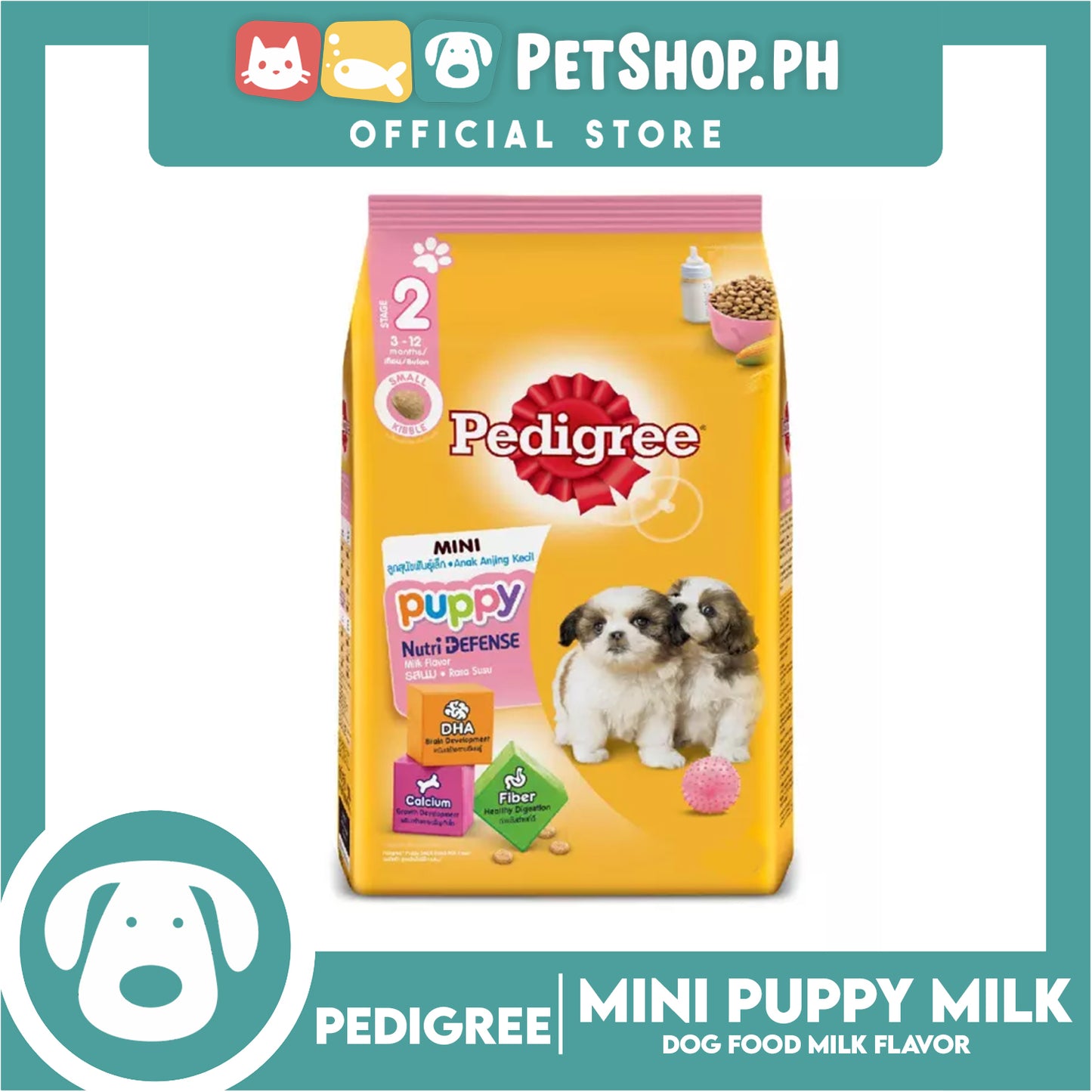 Pedigree Dog Food Puppy Mini Milk Flavor 400g