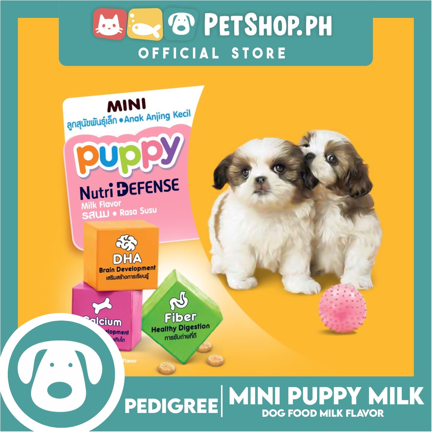 Pedigree Dog Food Puppy Mini Milk Flavor 400g