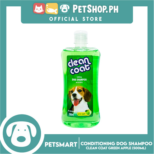 Clean Coat Conditioning With Tea Tree Oil 500ml (Green Apple) Dog Shampoo
