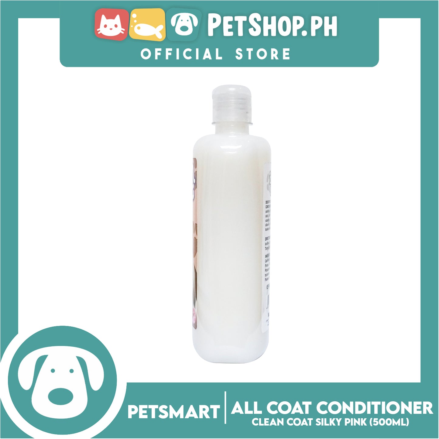 Clean Coat All Coat Conditioner 500ml (Silky Pink) Dog Conditioner