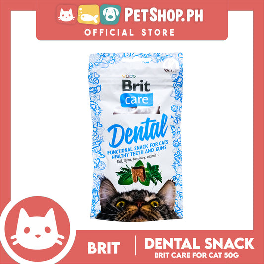 Brit Care Functional Semi-Moist Snack Dental 50g Cat Treats
