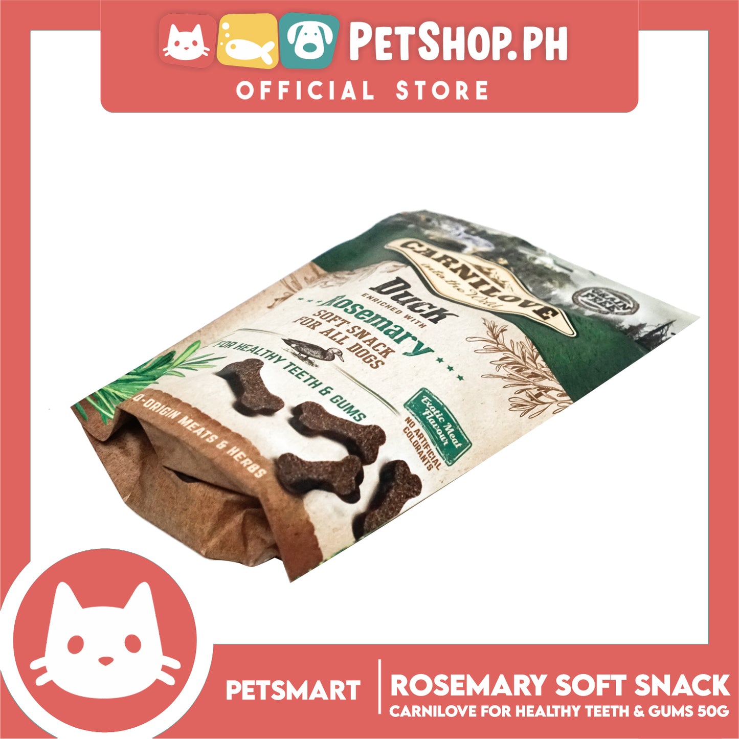 Carnilove Soft Snack Duck with Rosemary 200g Dog Treats