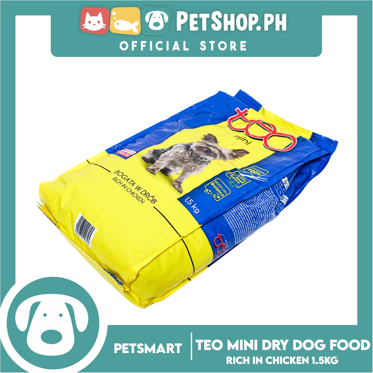 Teo Mini Rich in Chicken 1.5kg Dry Dog Food