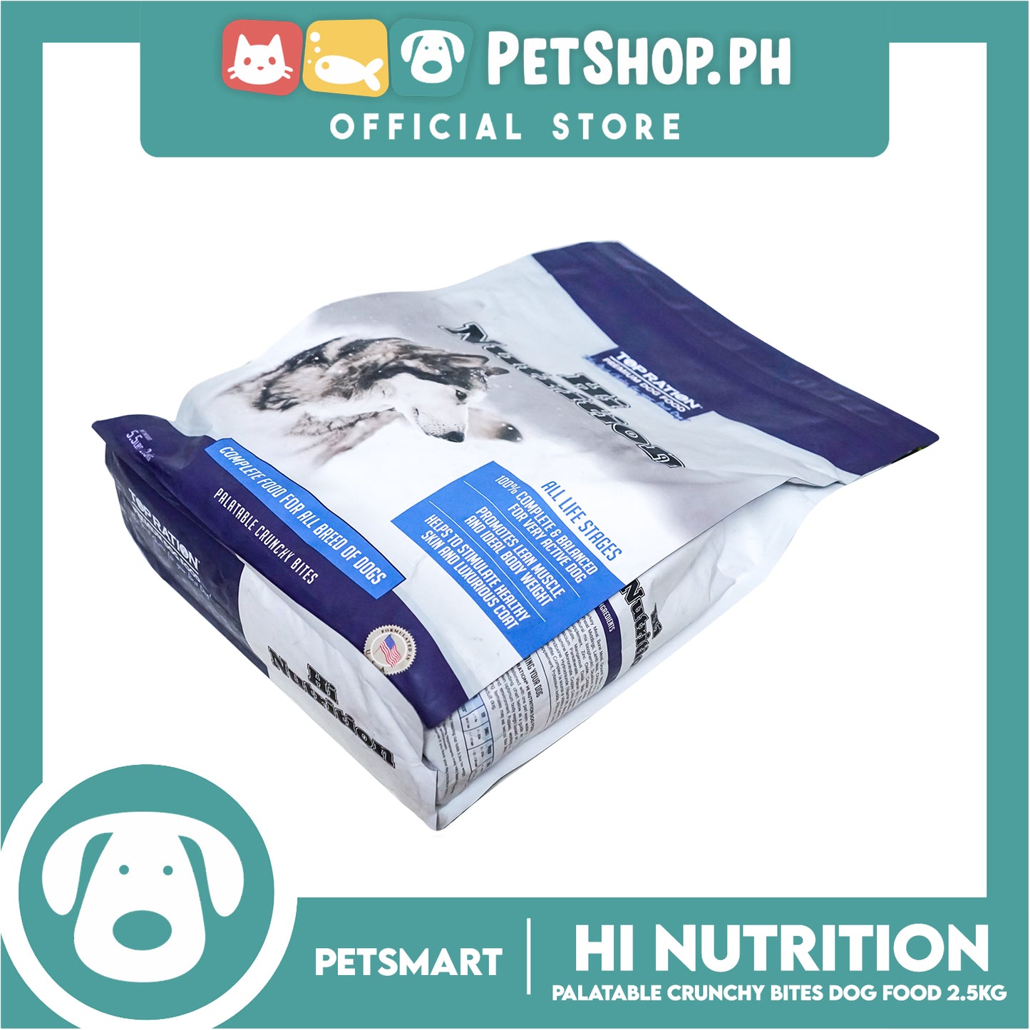 Top Ration Hi Nutrition Turkey and Lamb 2.5kg Dog Food
