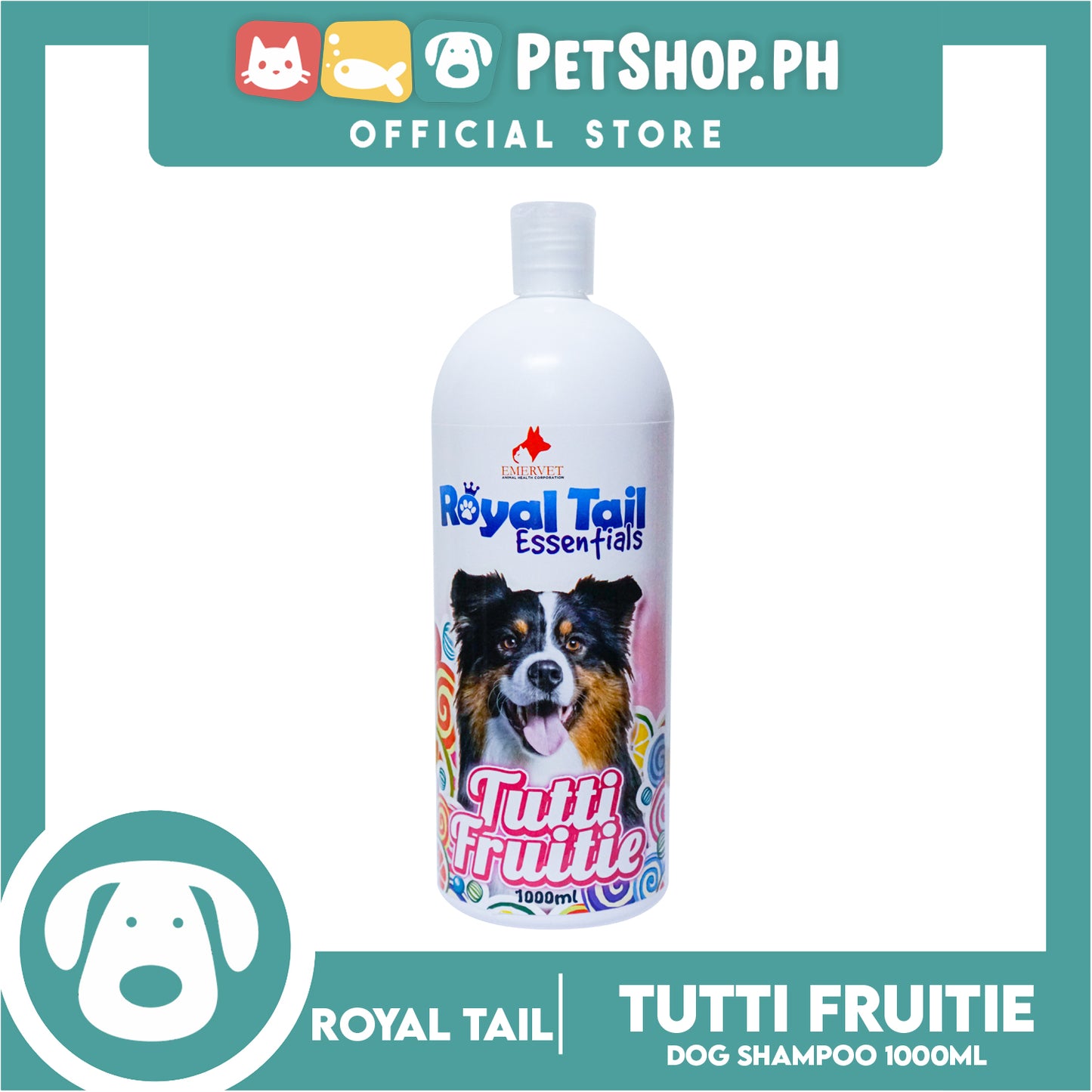 Royal Tail Essentials Dog Shampoo (Tutti Fruitie) 1 Liter