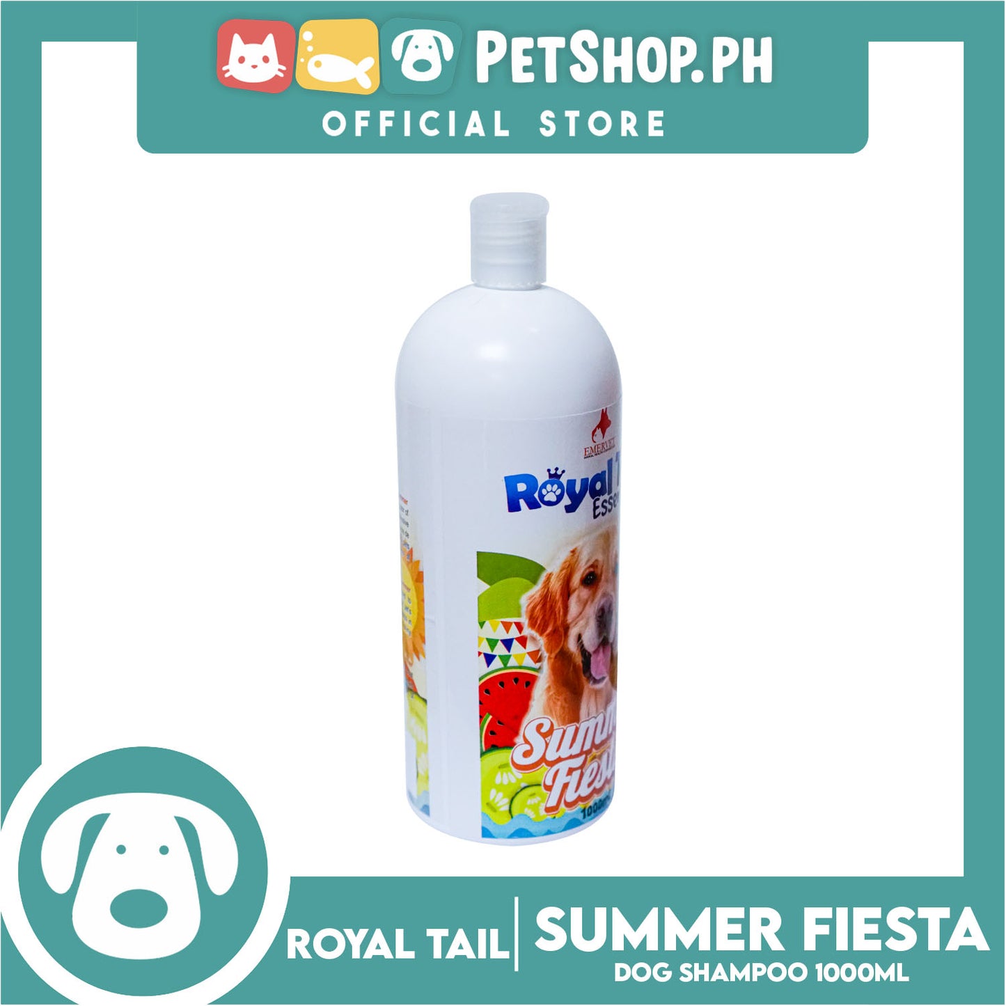 Royal Tail Essentials Dog Shampoo (Summer Fiesta) 1 Liter