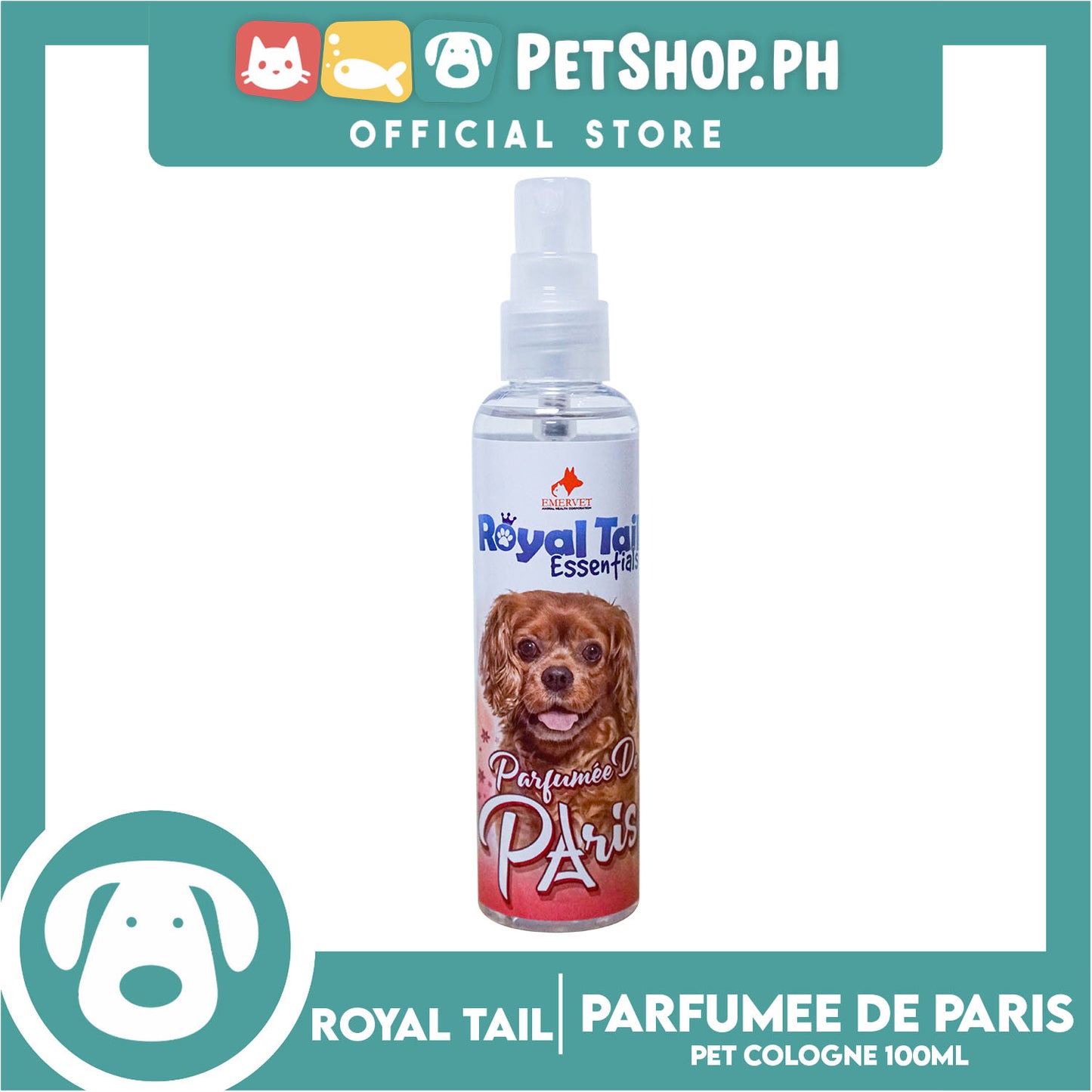 Royal Tail Essentials Pet Cologne (Parfumee de Paris) 100ml