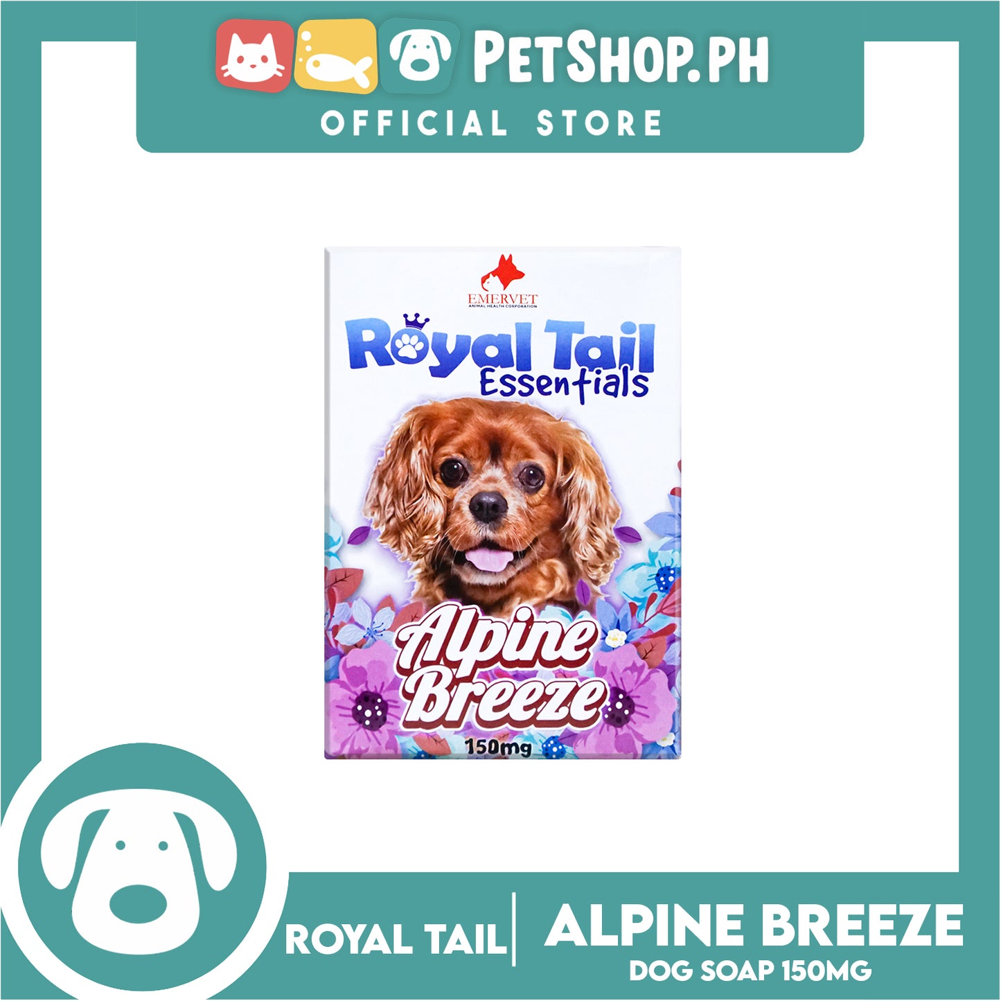 Royal Tail Essentials Madre de Cacao Dog Soap 150mg (Alpine Breeze)