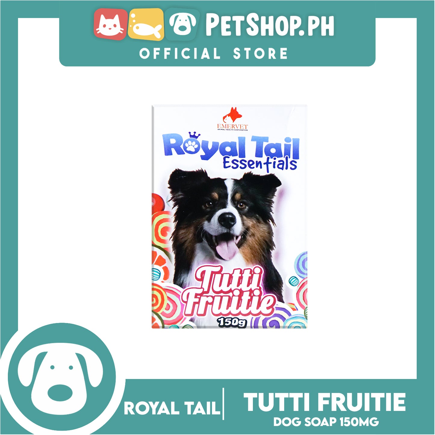 Royal Tail Essentials Madre de Cacao Dog Soap (Tutti Fruitie) 150mg