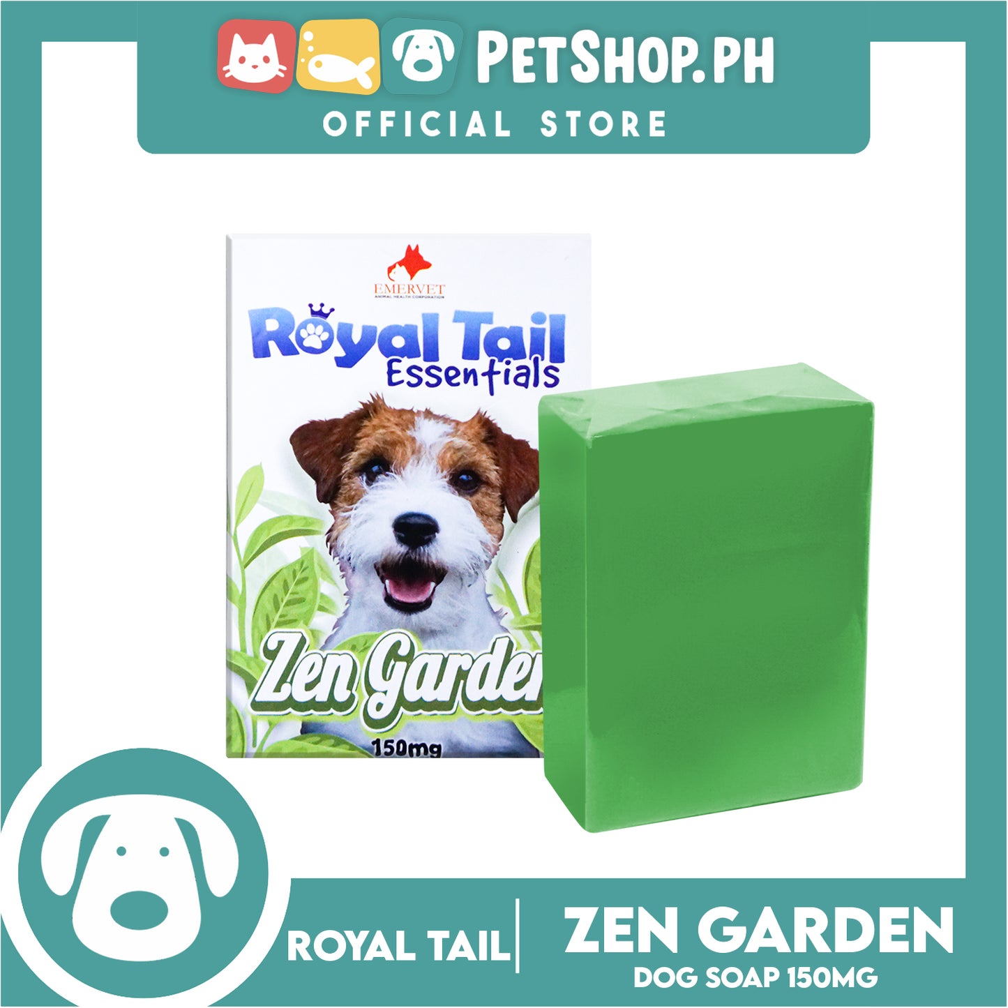 Royal Tail Essentials Madre de Cacao Dog Soap 150mg (Zen Garden)